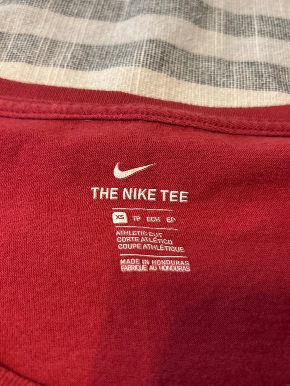 Nike Red Youth 'Wooo Pig Sooie' Graphic Short Sleeve Tee